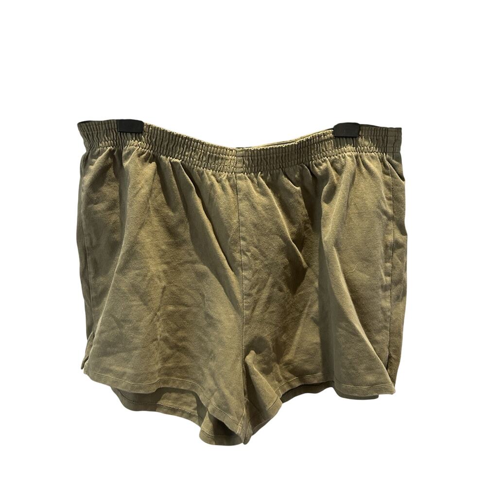 NWT SKIMS Women's Army Green Cotton Shorts Size Medium